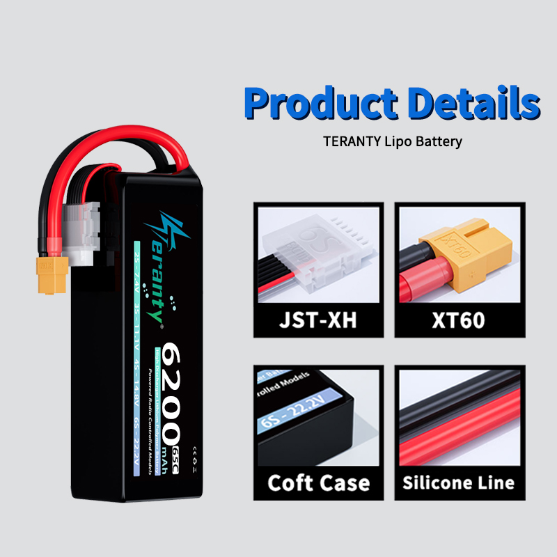 TERANTY 6S 6200mAh Lipo Batter - Rc Hobby Land 评论和价格